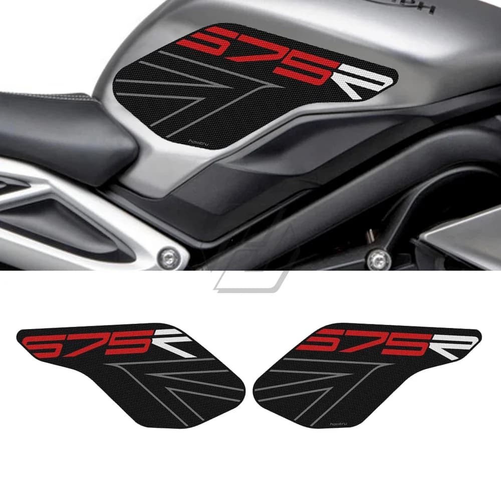 Protection knee pads for motorcycle side tank for Triumph Daytona 675 R 2013-2016 Wall decal