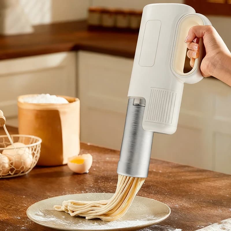 Nuovo Modello di Macchina per Pasta Completamente Automatica, Produttore di Noodle Portatile per Uso Domestico, Macchina per Noodle Wireless per Casa