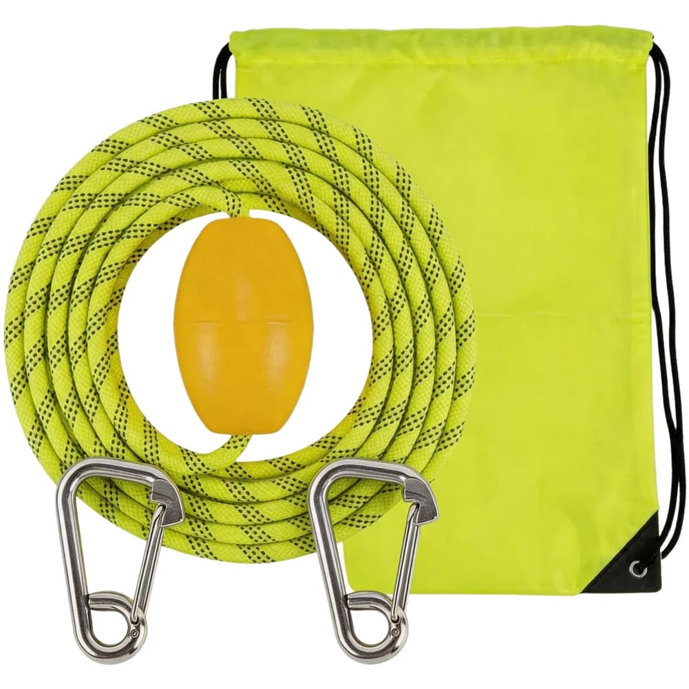 Boa galleggiante per fune di ancoraggio con strisce riflettenti 19.7/39.4ft, boa galleggiante in PVC per fune di ancoraggio, accessori per kayak e barche