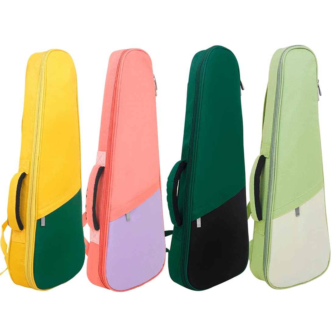 Borsa portatile per ukulele da 26/27 pollici Borsa a tracolla per chitarra Zaino impermeabile in cotone perlato Oxford Parti e accessori per chitarra