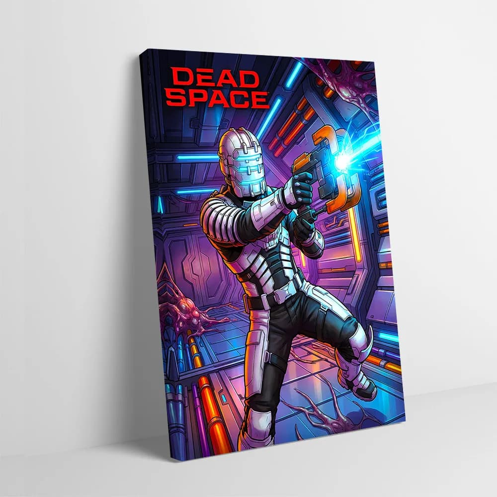 Dead Space: Isaac Clarke in azione - Poster stampato, immagini personalizzate, quadri su tela, regalo per decorazioni murali e cornici