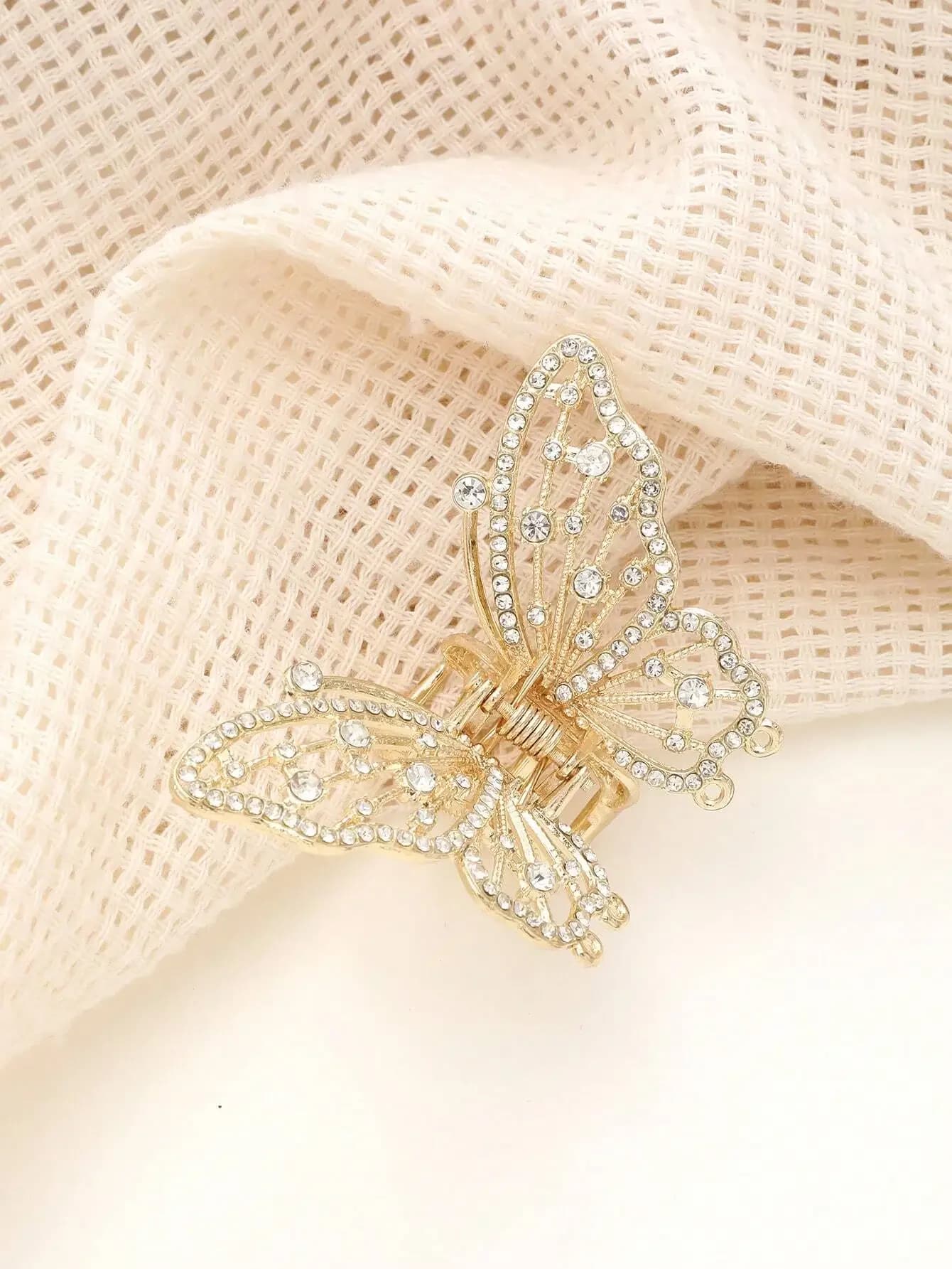 Fermaglio per capelli a forma di farfalla, accessorio di moda per lo styling femminile