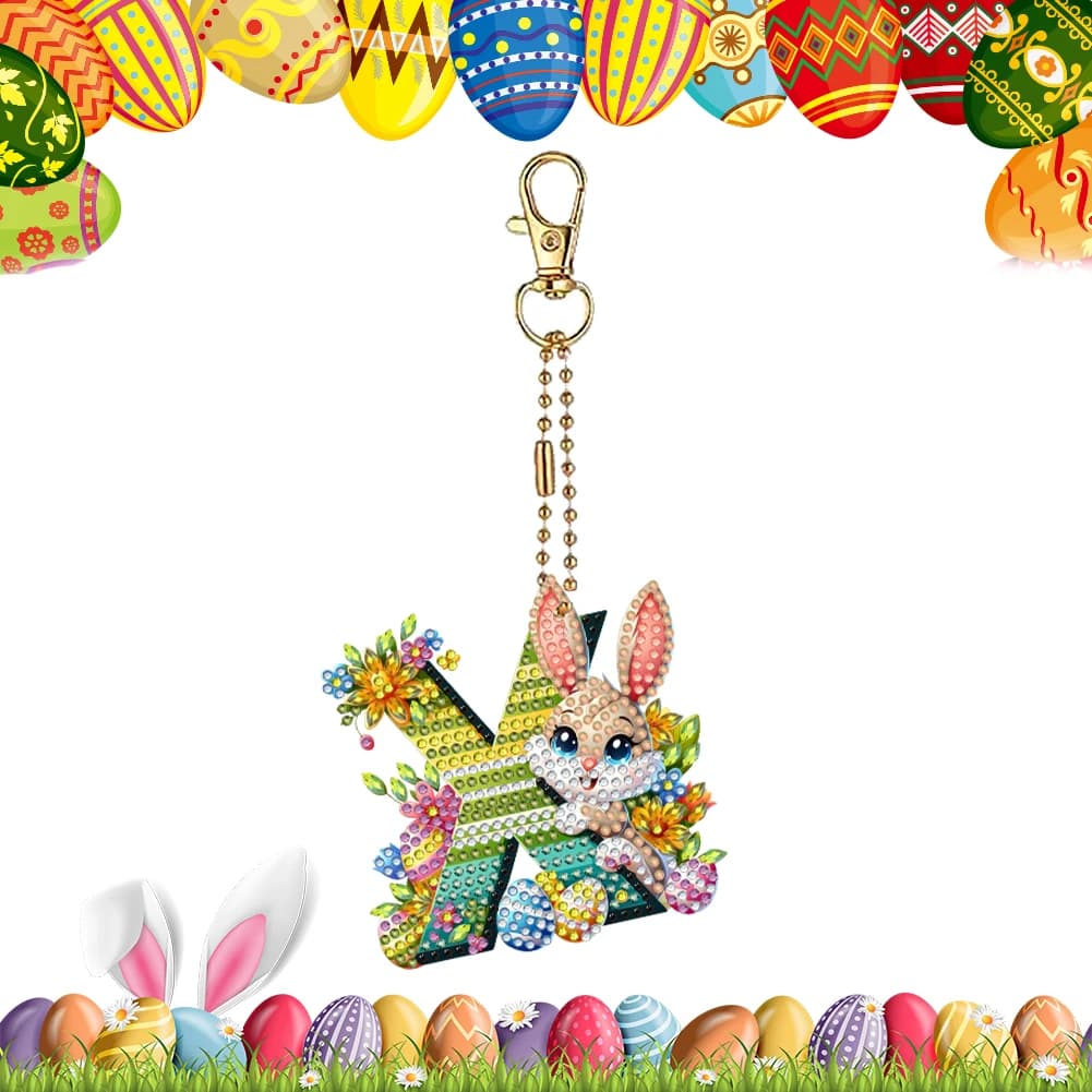 Portachiavi con Diamanti, Ornamenti Fai-da-Te, Ciondolo da Viaggio con Pittura Diamantata, Accessorio Creativo per Gioielli, Regalo per Bambini e Adulti