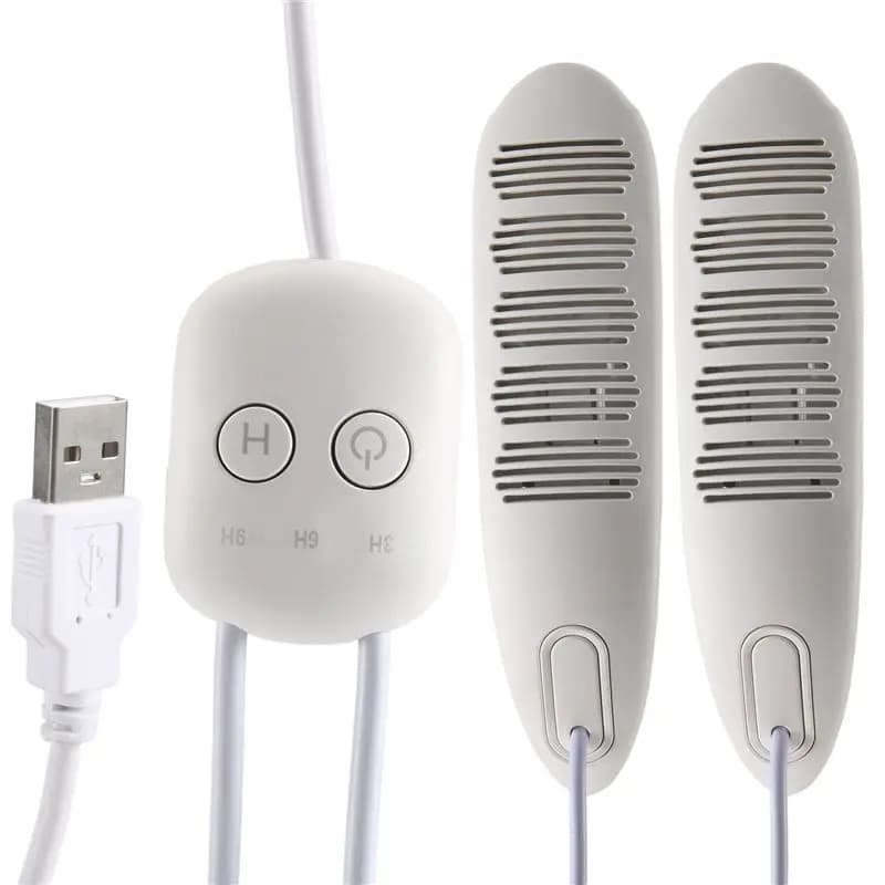 AEE8-Asciugascarpe USB Portatile, Tappetini Riscaldanti, Scaldapiedi, Dispositivo Deodorante e Deumidificante Adatto per Diverse Calzature