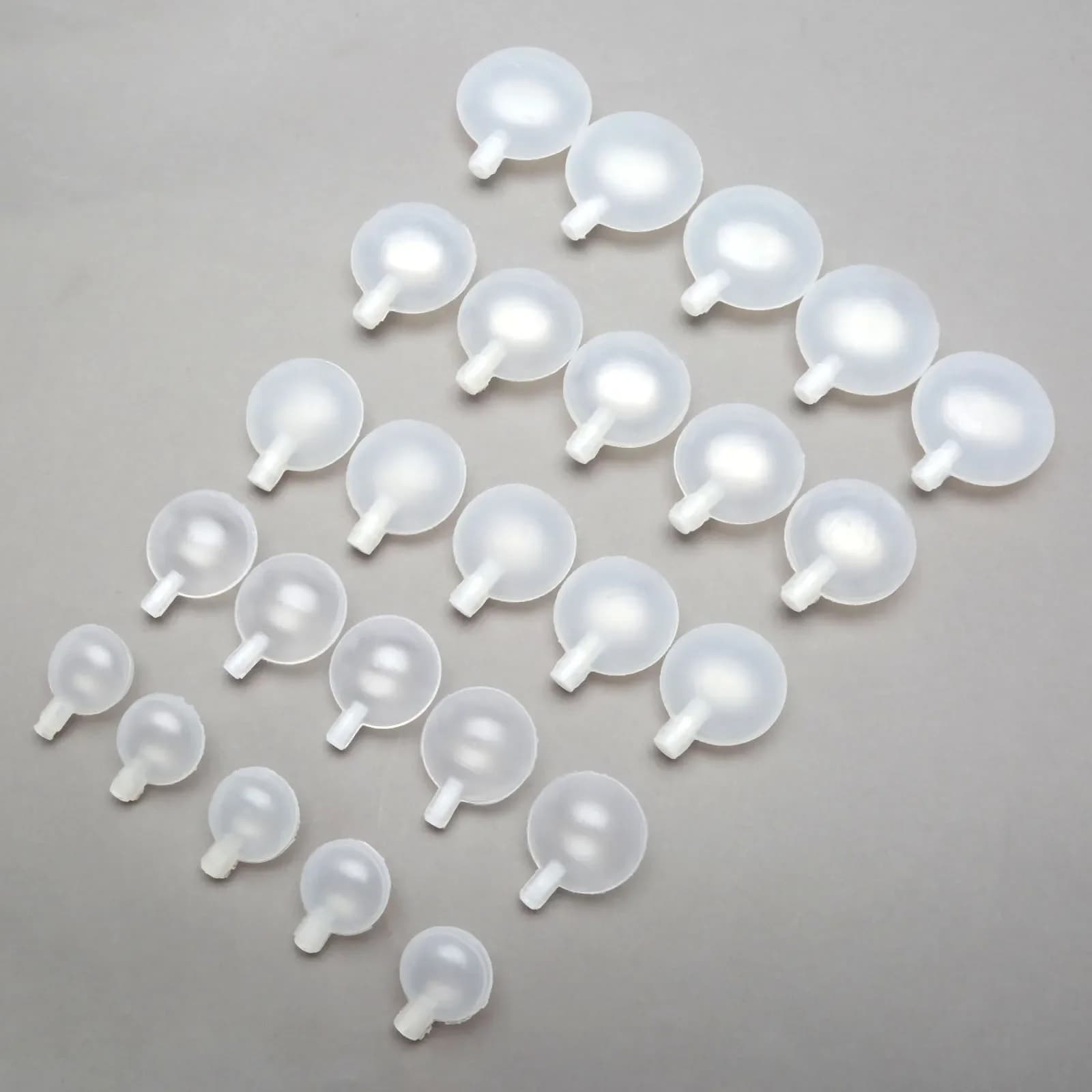 10pc Pet Dog Baby Squeaker Giocattolo Inserto sonoro Giocattoli di peluche Riparazione Peluche Bambola Rumore Maker Riparazione Fix 27/35/40/42/50mm