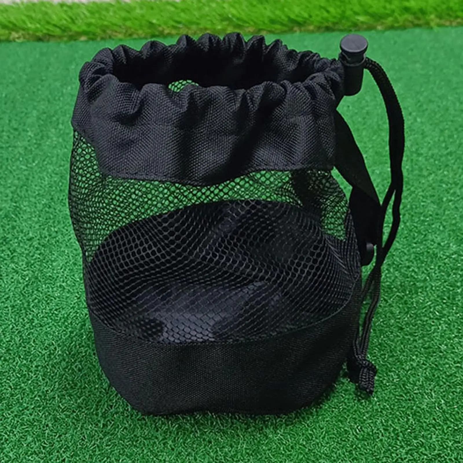 Borsa con coulisse per palline da golf, accessori per collezionisti, portaoggetti multiuso