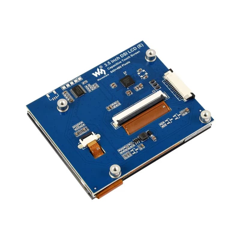 WAVESHARE LCD DSI da 3,5 pollici (E), display touch capacitivo, touch a 5 punti, 640×480 pixel, pannello display IPS, supporta schede Raspberry Pi