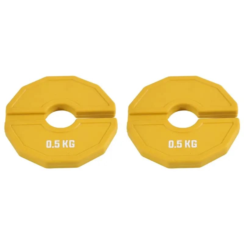 A60F-2PCS Gym Micro-Type Plates Dumbbell Fractional Weight Plate Rubber Fractional Weight Plates Add-On Aperture 35Mm