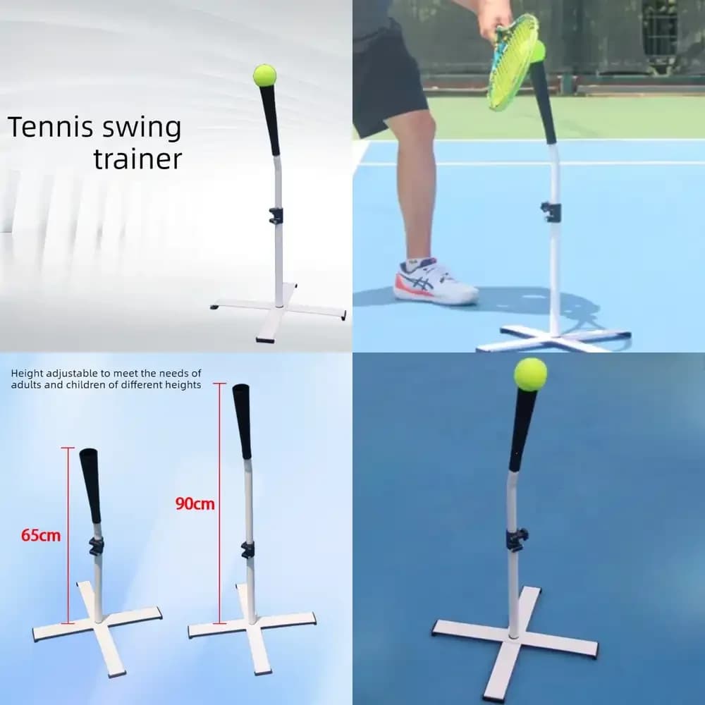 WAP01 Allenatore di Swing per Tennis Regolabile, Dispositivo di Allenamento Stabile e Durevole per Principianti, Trainer Professionale per Palline da Tennis