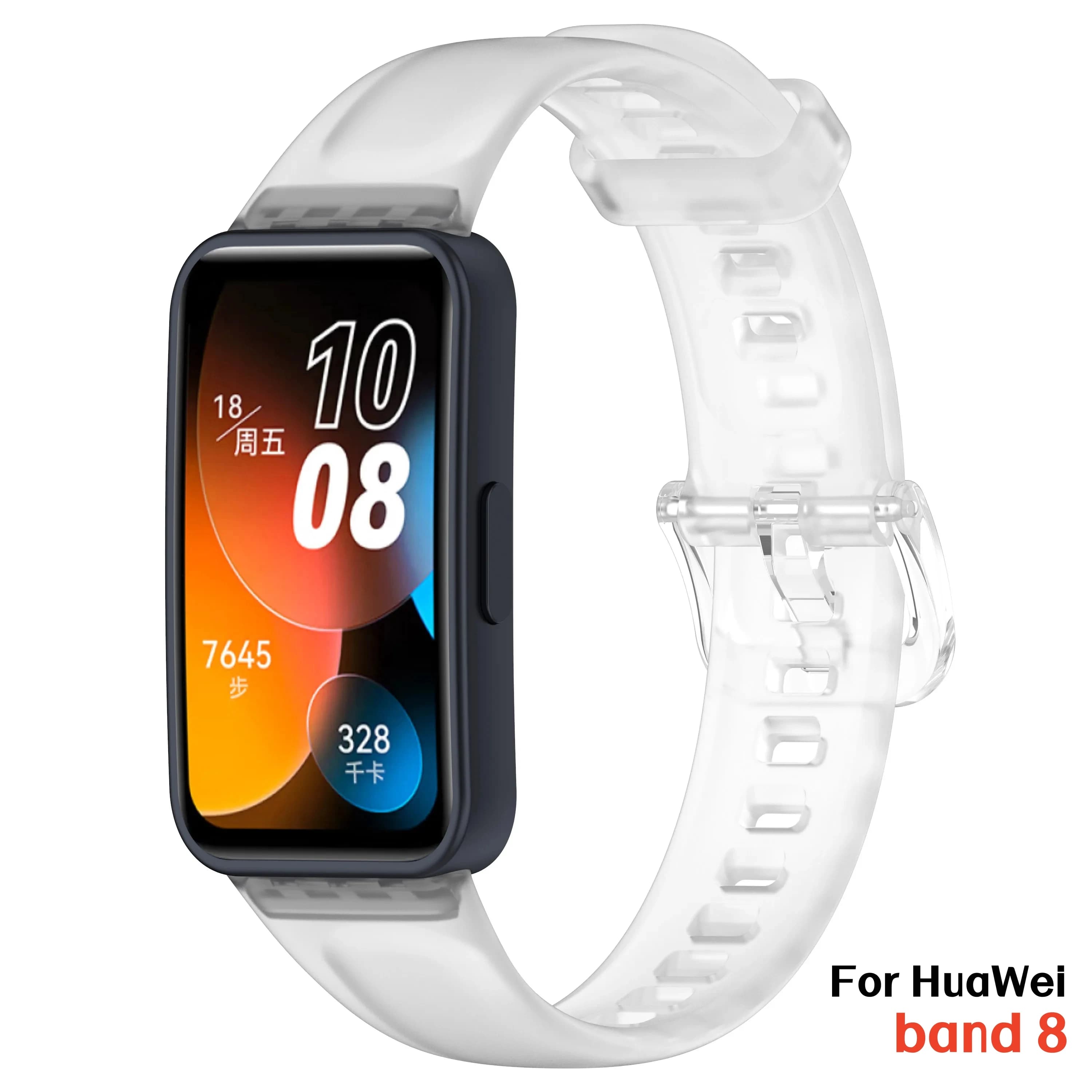 Cinturino in silicone per Huawei Band 8 cinturino sportivo regolabile accessori braccialetto Smart Watch cinturino di ricambio alla moda