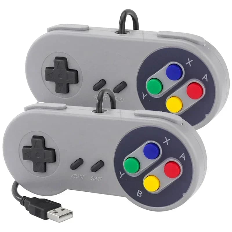 Gamepad USB Cablato, Joystick Retro per Giochi su PC Linux, NESPi, RetroPie, Windows, Raspberry Pi 5 4B 3B+ 3B