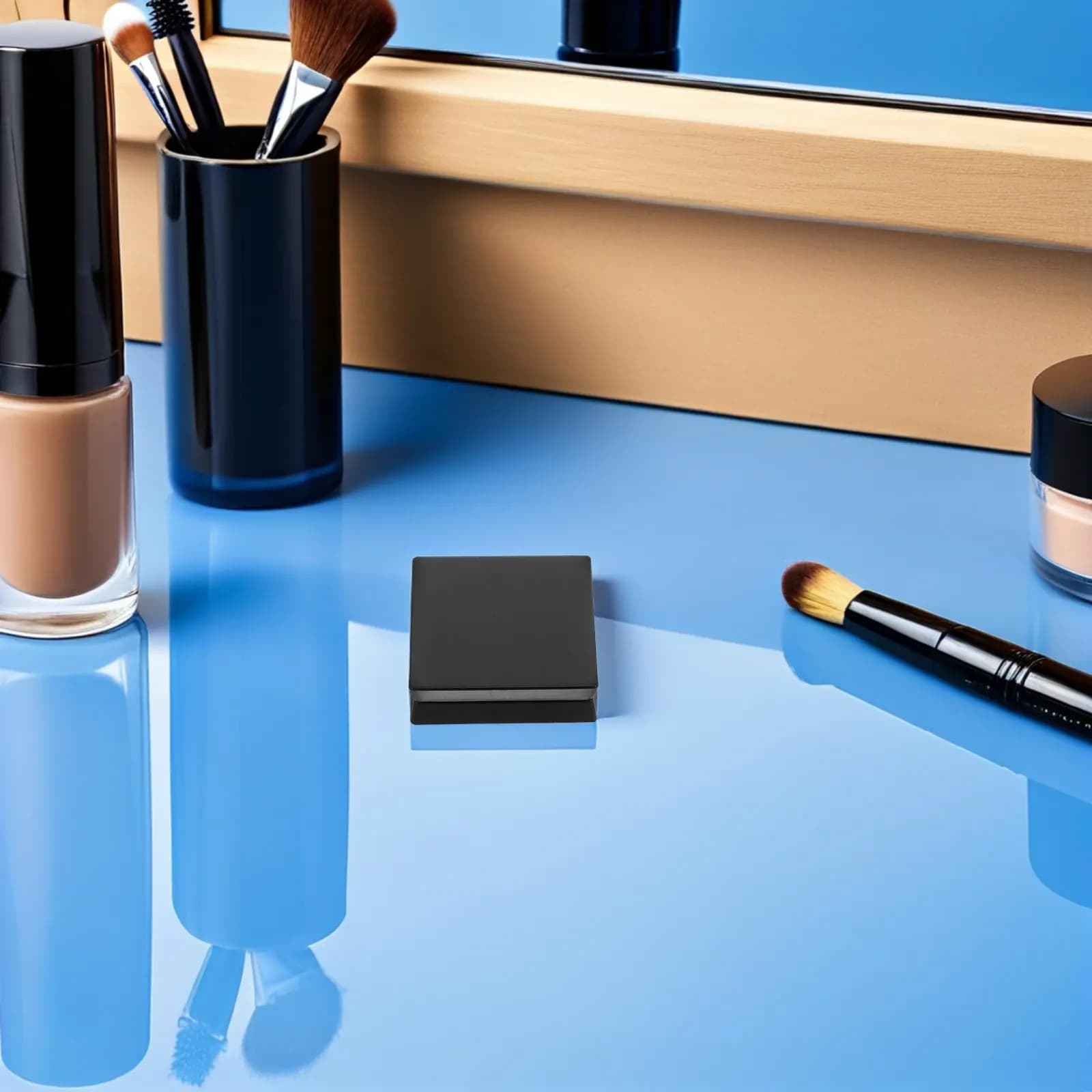 Set di Palette Vuote per Trucco Personalizzabili, Organizer per Ombretti, Rossetti, Blush e Fondotinta, Ricaricabile e Portatile