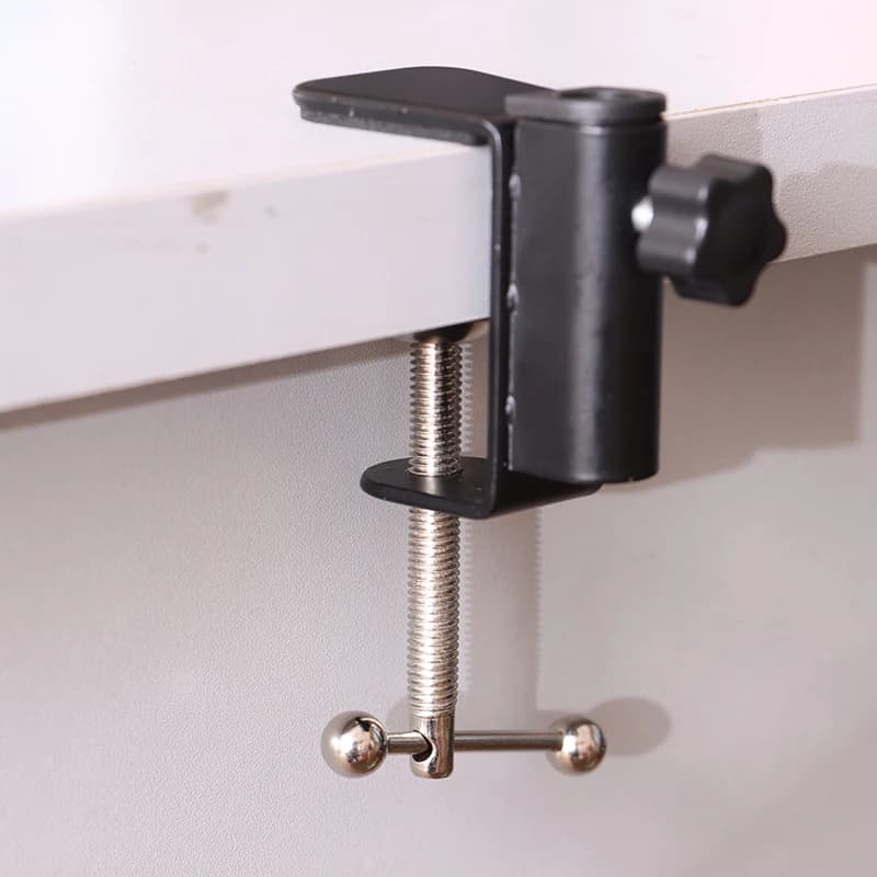 1X staffa a sbalzo supporto per morsetto lampada da tavolo raccordi per Clip tubo di Base per supporto per microfono nuovo
