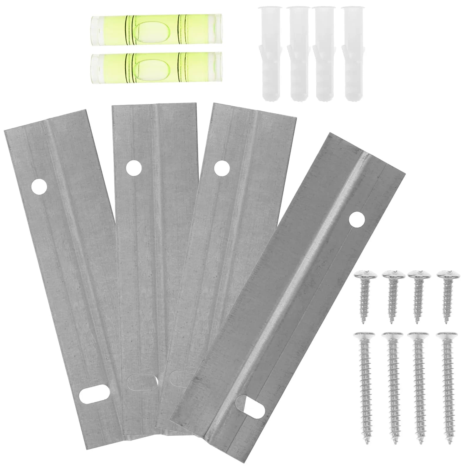 2Sets Industrial Strength Iron Picture Hanging Hardware Kit for Mirrors Frames Art Panels Shelves Headboards Partition Z Clip