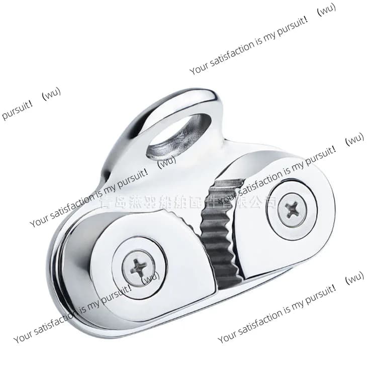 Morsetto per corda rapida in acciaio inossidabile 316 Accessori marini Foro guida Cattura catena Cattura corda Tampone elastico