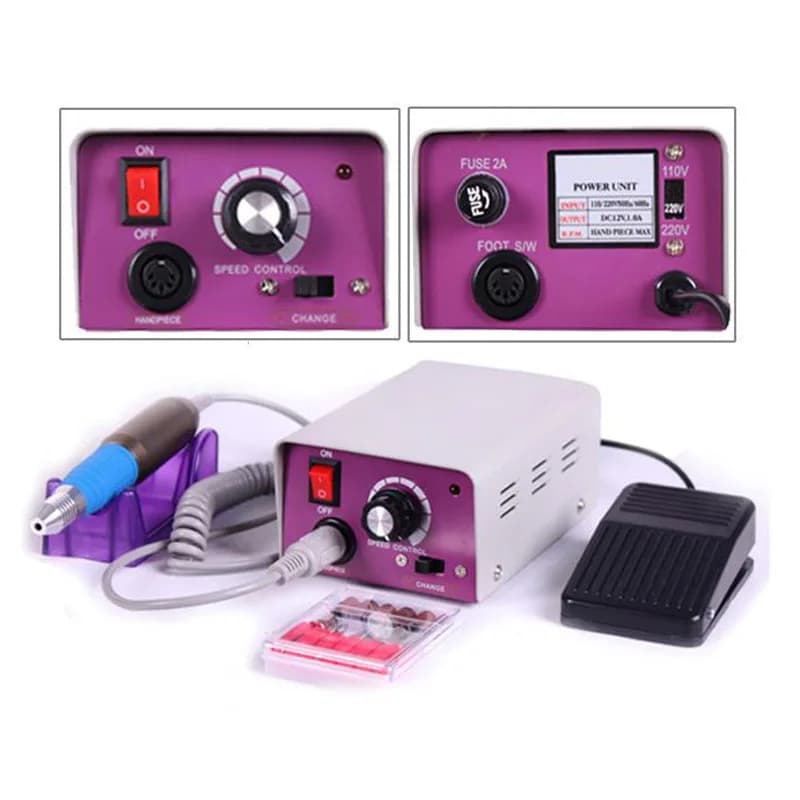 Nail polisher at 25000 speed Polishing for engraving to remove dead skin Super stable silent and not shaken
