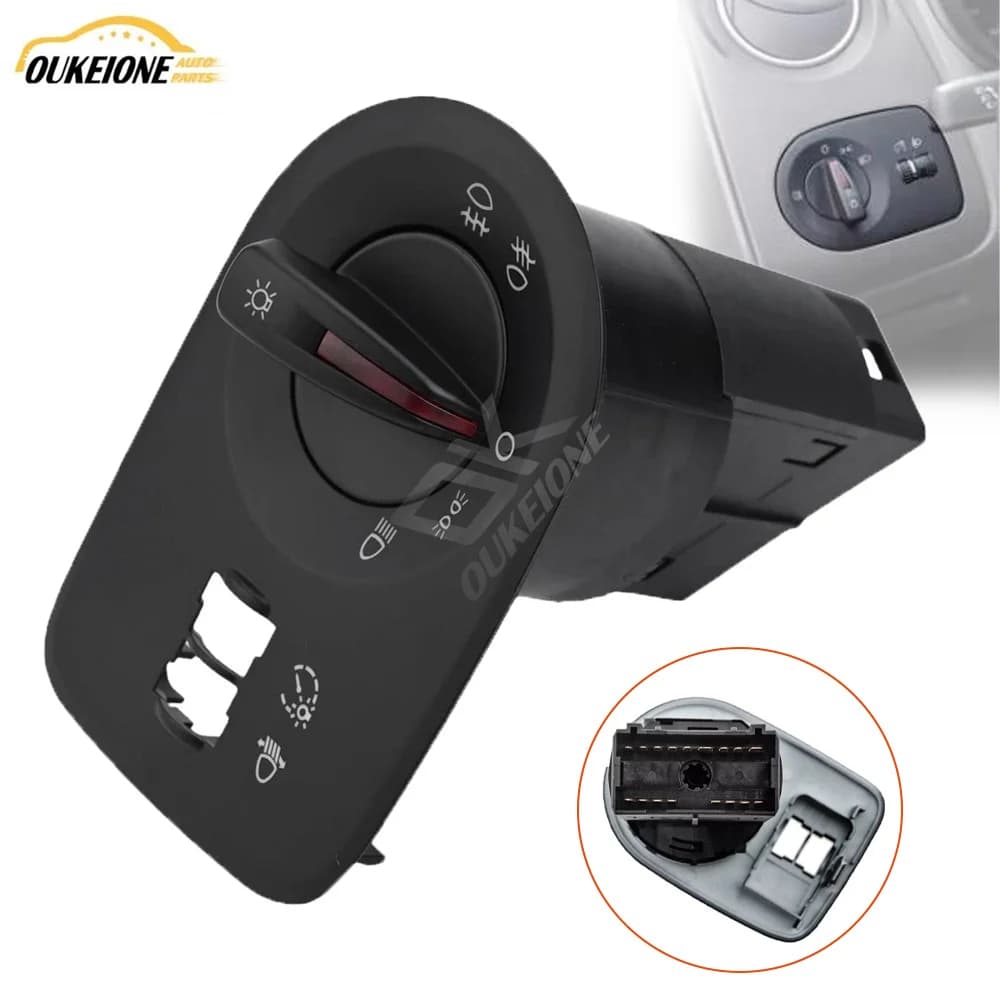 Per Seat Ibiza IV Automatico Fendinebbia Faro Interruttore Della Luce Regolare Manopola 6J1941531AL 6J1941531J 6J1941531AM Accessori Auto