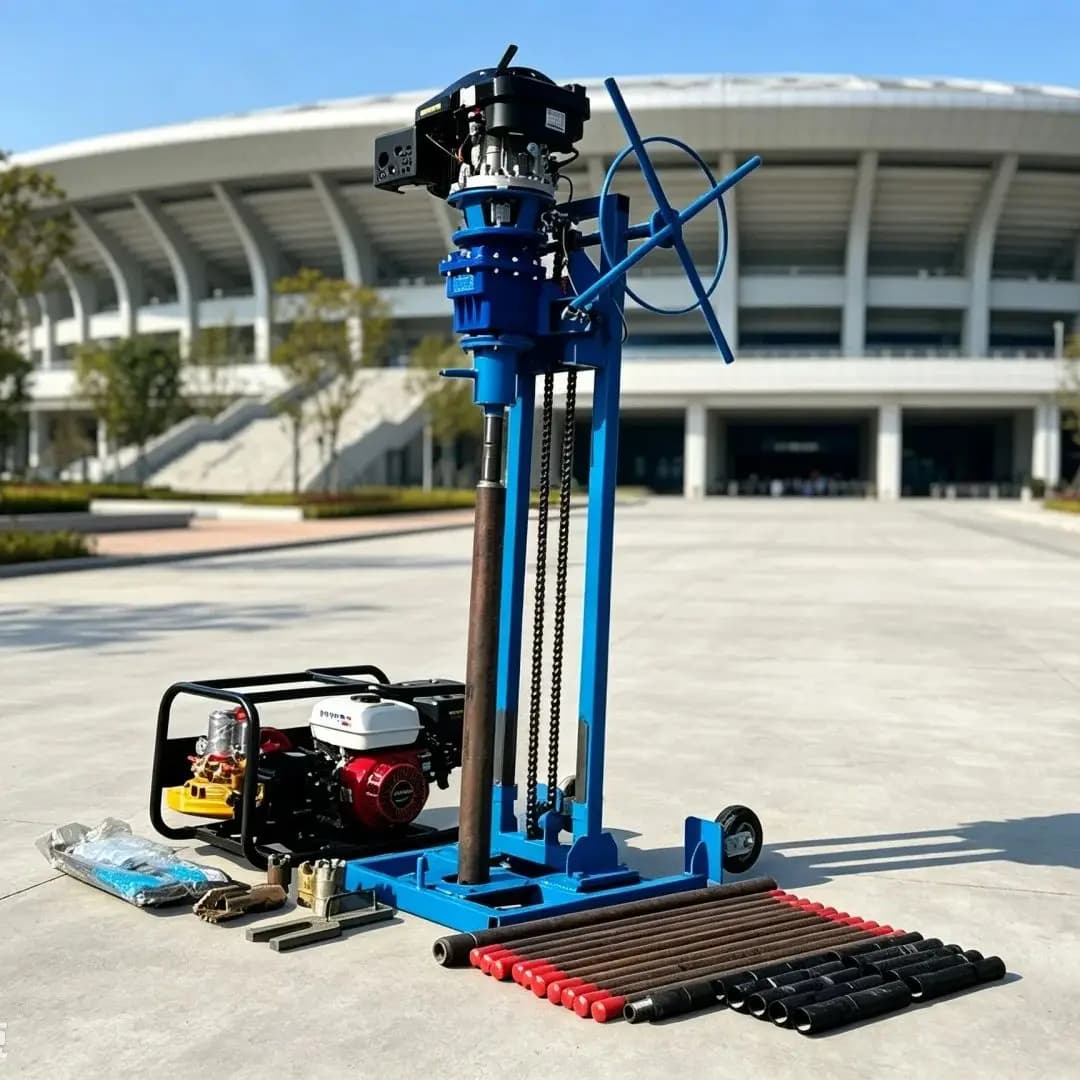 Customized Geological Backpack Core Drilling Rig with Detachable Vertical Mast for Engineering Investigation Drilling & Sampling