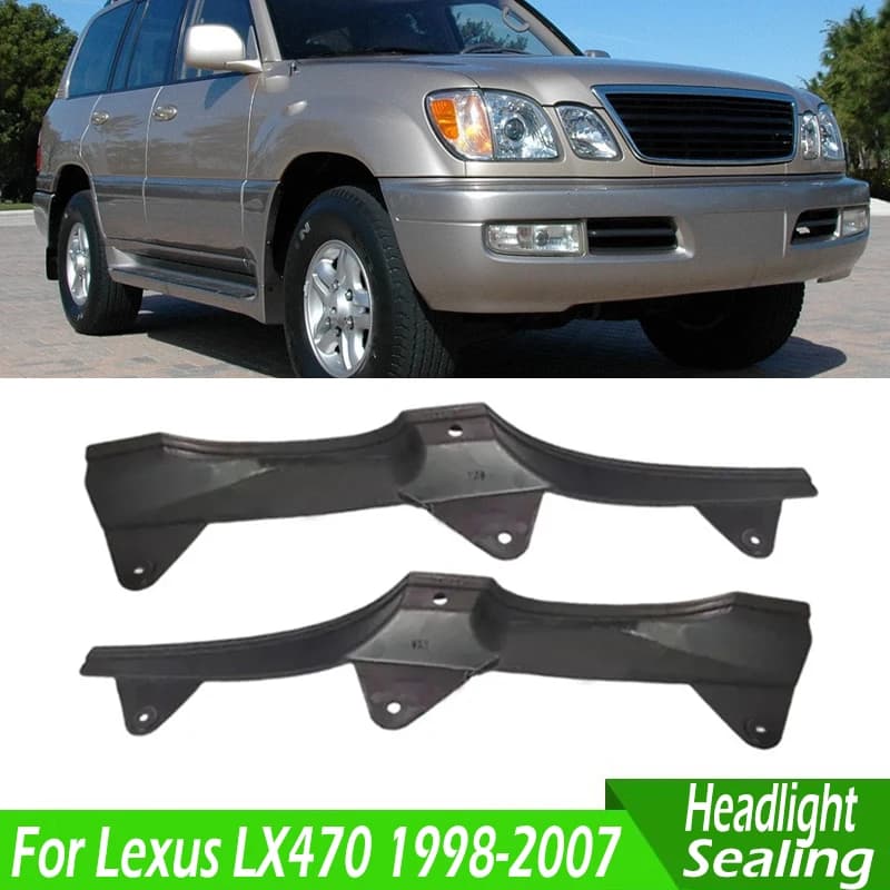 Per Lexus LX470 1998 1999 2000 2001-2007 Nuovo Auto Faro In Gomma Striscia di Tenuta Trim Faro Striscia Decorativa Striscia Impermeabile