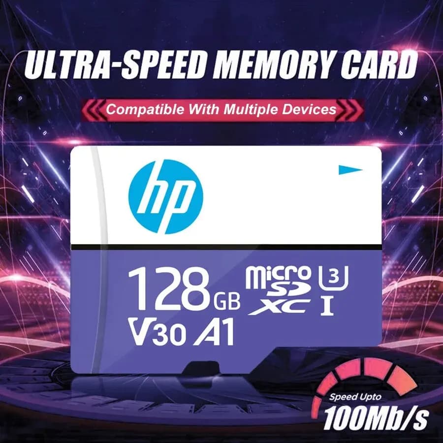 Scheda di Memoria HP Micro SD classe 10 32GB 64GB 128GB 256GB U3 4K ad alta velocità Cartao De Memoria Flash TF meard C10