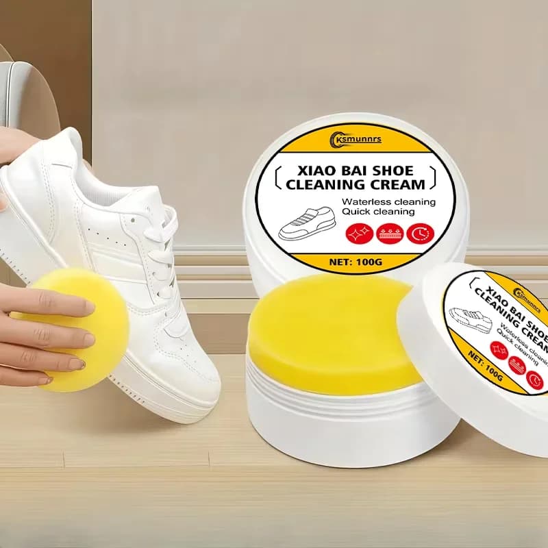 Fasilawei multipurpose concentrated detergent gel: with sponge included, jasmine scent, instant whitening/removal stains for shoes and cars