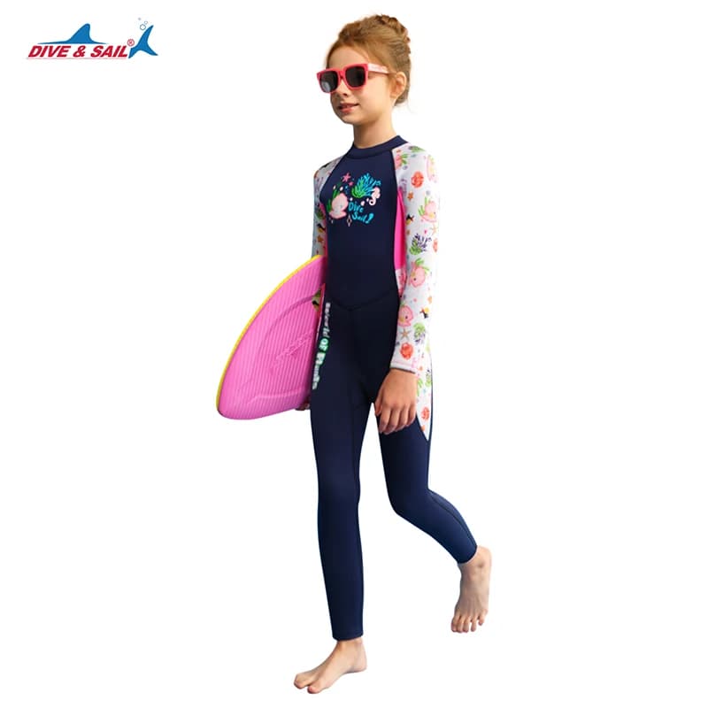 Muta Intera da Donna, Tuta Subacquea Monopezzo a Maniche Lunghe con Zip Posteriore Termica per Immersione Snorkeling Kayak Nuoto