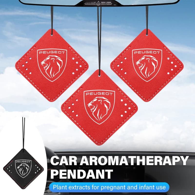 Car Air Freshener Perfume Decoration Pendant Refresher Tablet For Peugeot GTLine 308 508 5008 3008 406 607 RCZ 301 208 GT