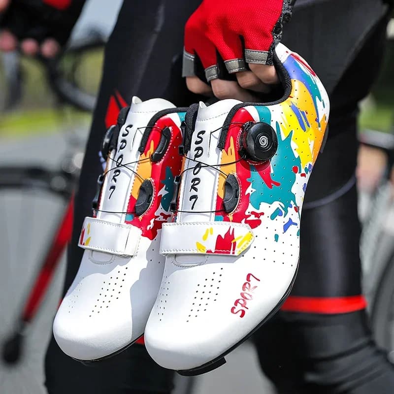 Scarpe MTB da ciclismo professionali nuovi uomini Road Dirt Bike Route Cleat Flat Sneaker Racing Women Bicycle Mountain Bike Shoes