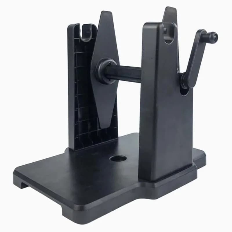 Porta Rotolo Grande per Etichette, Avvolgitore Manuale Universale con Manovella, Riavvolgitore di Etichette, Supporto Esterno per Carta Barcode per Stampante
