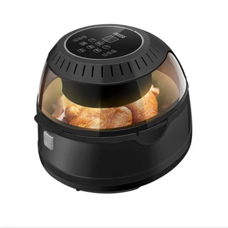 Friggitrice ad aria digitale per forno rotondo commerciale senza olio elettrico intelligente multifunzionale antiaderente da cucina 13 litri