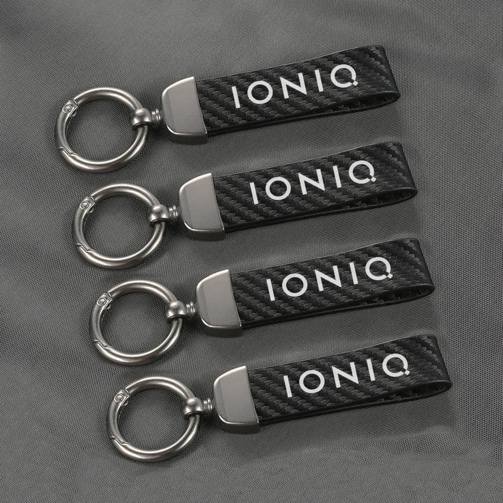 Per Hyundai IONIQ 5 6 7 Accessori chiave automatica Modello in fibra di carbonio Portachiavi auto Portachiavi per auto Accessori per lo styling creativo