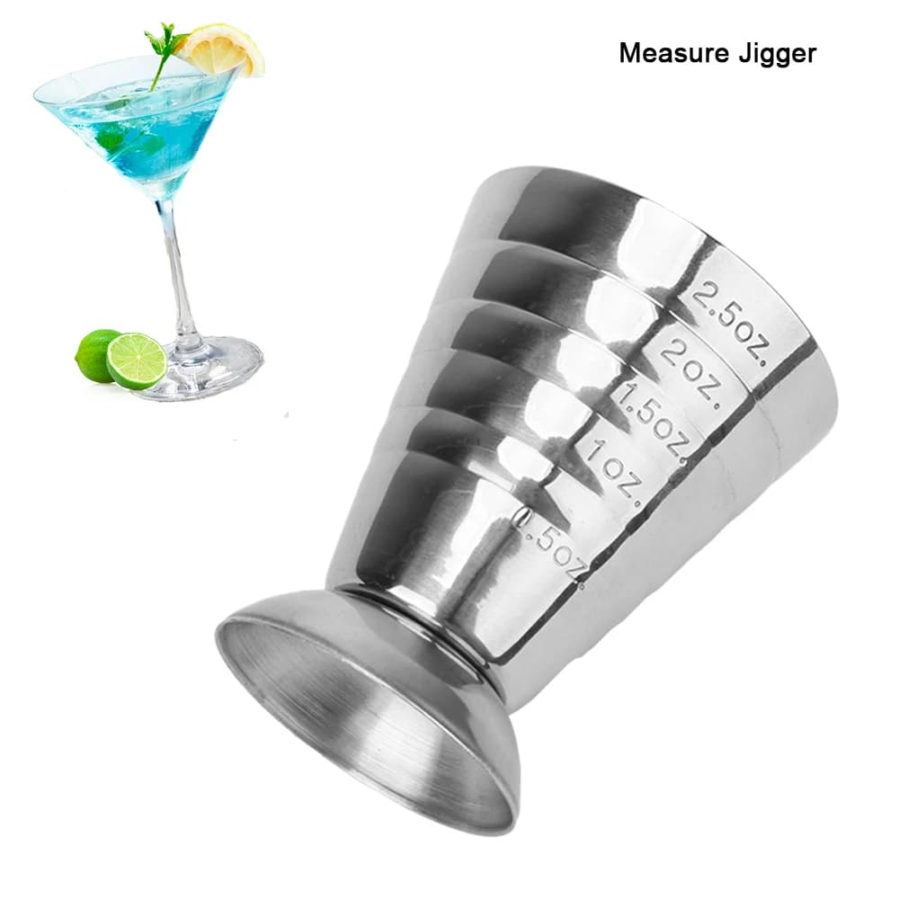 Gadget Bar Cocktail Shaker Jigger 75ML Strumenti per cocktail Misurino in acciaio inossidabile