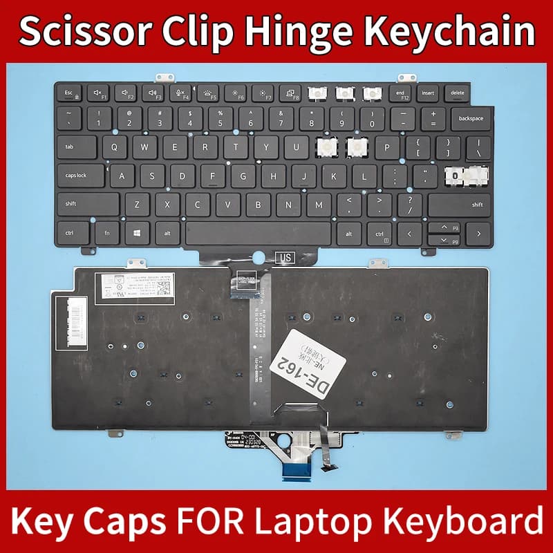 Replacement Keycap Key Cap Scissor Clip Hinge For Dell Latitude 5420 5421 7420 7520 7521 7430 5430 P137G P110F P135G P136G P165G