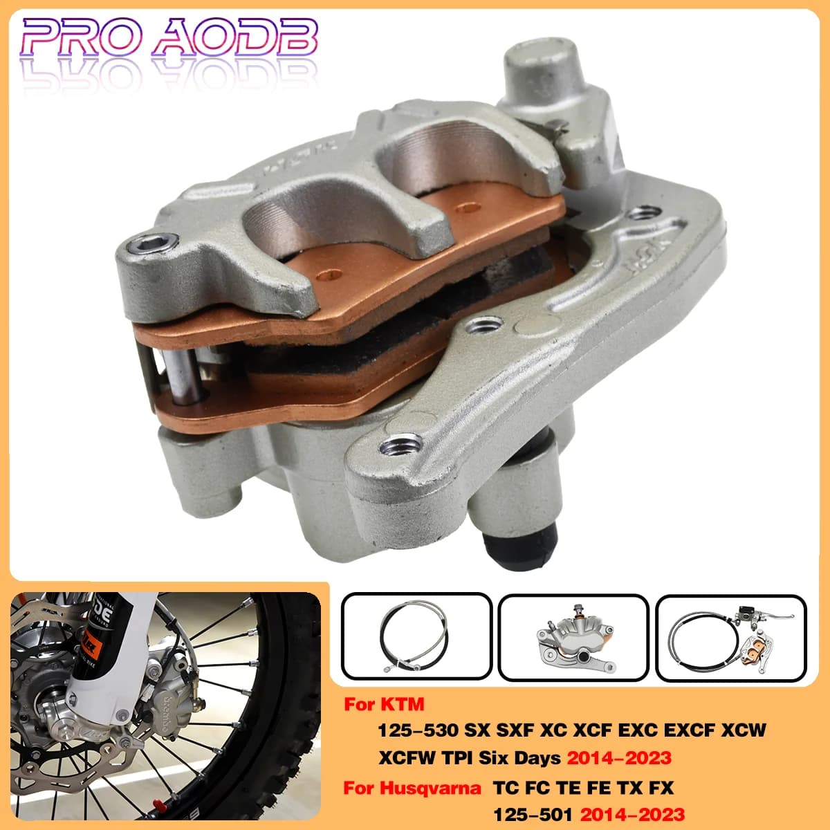 Per Husqvarna TC FC TE FE TX FX 125-501 CC 2014 2015 2016 2017 2018 2019-2023 accessori per bici da cross Set di pinze per pompa freno anteriore