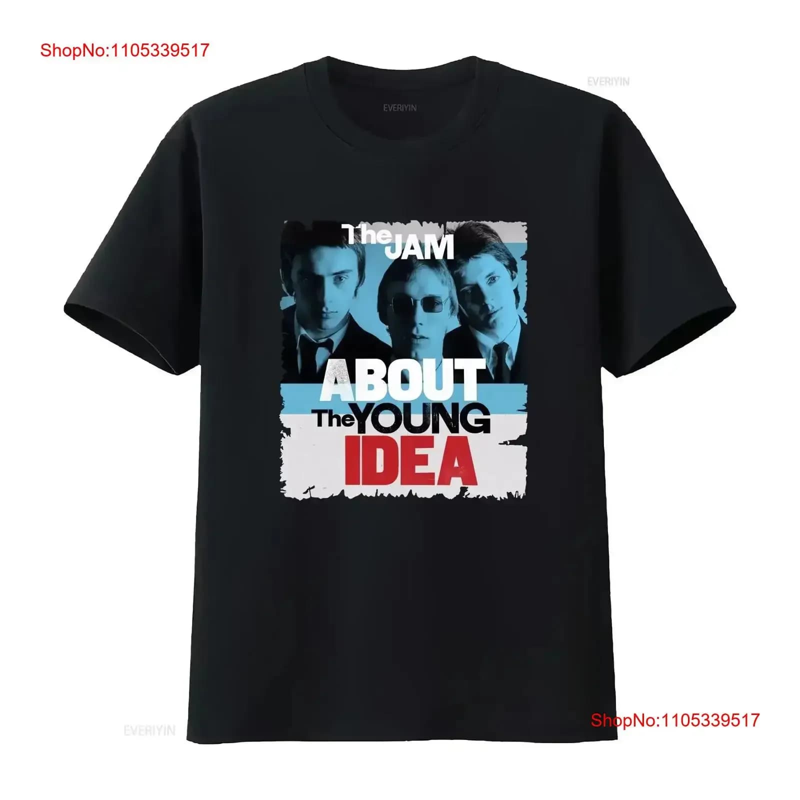 T-shirt Vintage Retro About The Young Idea Very Best Of Jam, Stile Away From Numbers, Effetto Lavato, Elegante, Traspirante, Versatile