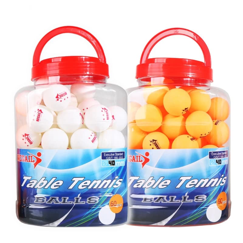 Nuove palline da Ping Pong REGAIL a 3 stelle ABS + materiale palline da Ping Pong professionali c.t.a Ping Pong Standard per il treno