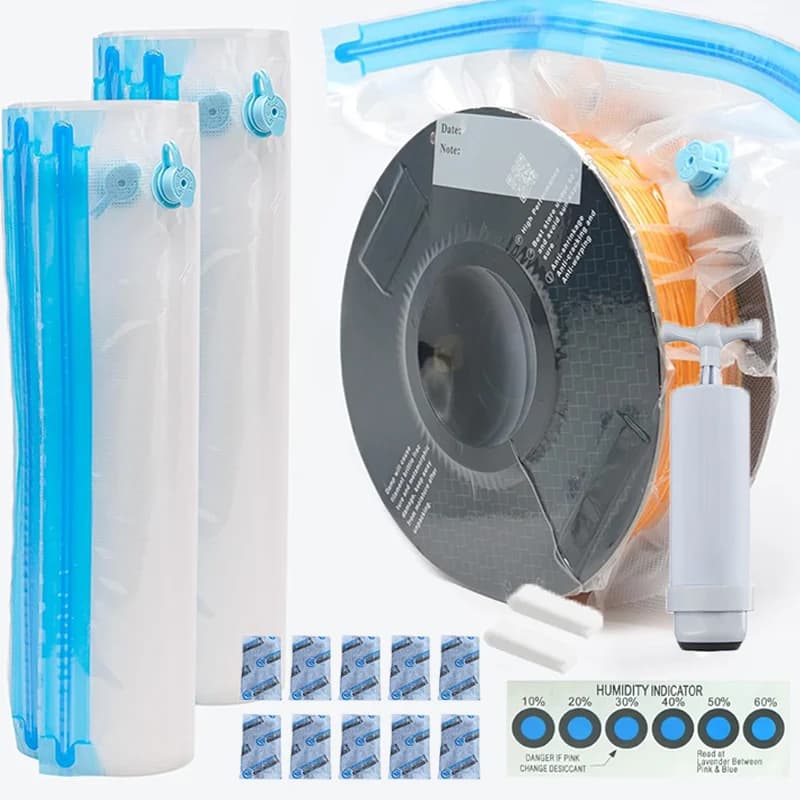 5-10Bags Filament Storage Vacuum Bag 3D Printer PLA/ABS/PETG Filament Dryer Safekeeping Humidity Resistant For 3D Printer Partsr