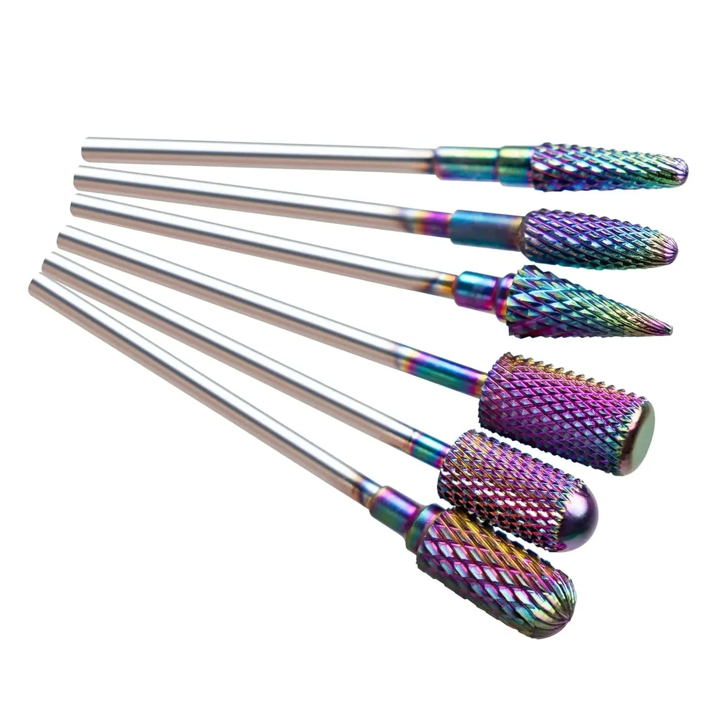 Punte da trapano per unghie in gel acrilico Punte per unghie in carburo di tungsteno per punte per trapano per unghie E-file Strumenti per rimozione manicure e pedicure