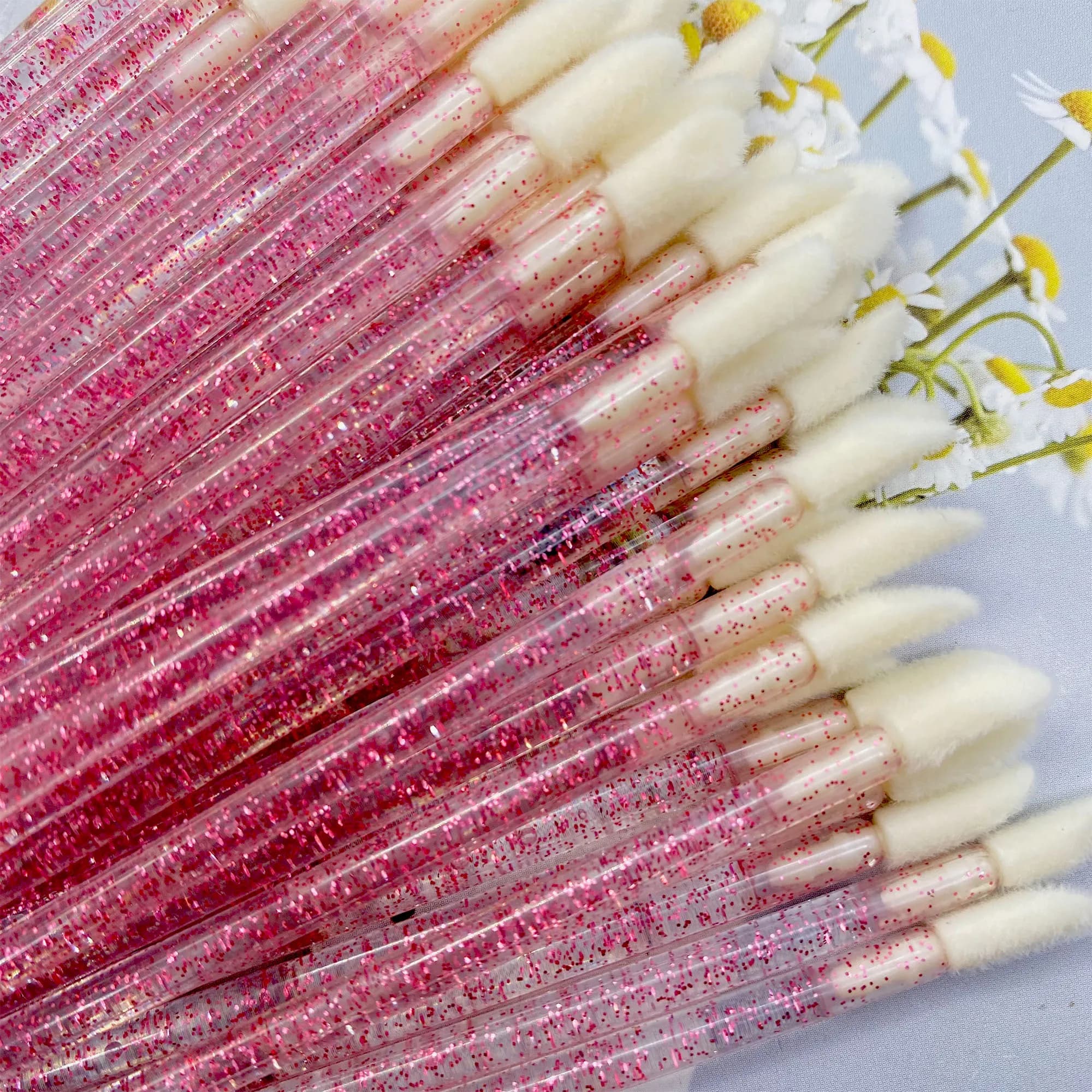 100/500pcs Disposable Lip Brush Individual Lash Removal Cleaning Mascara Applicator Makeup Brushes for Eyelash Extension Tools
