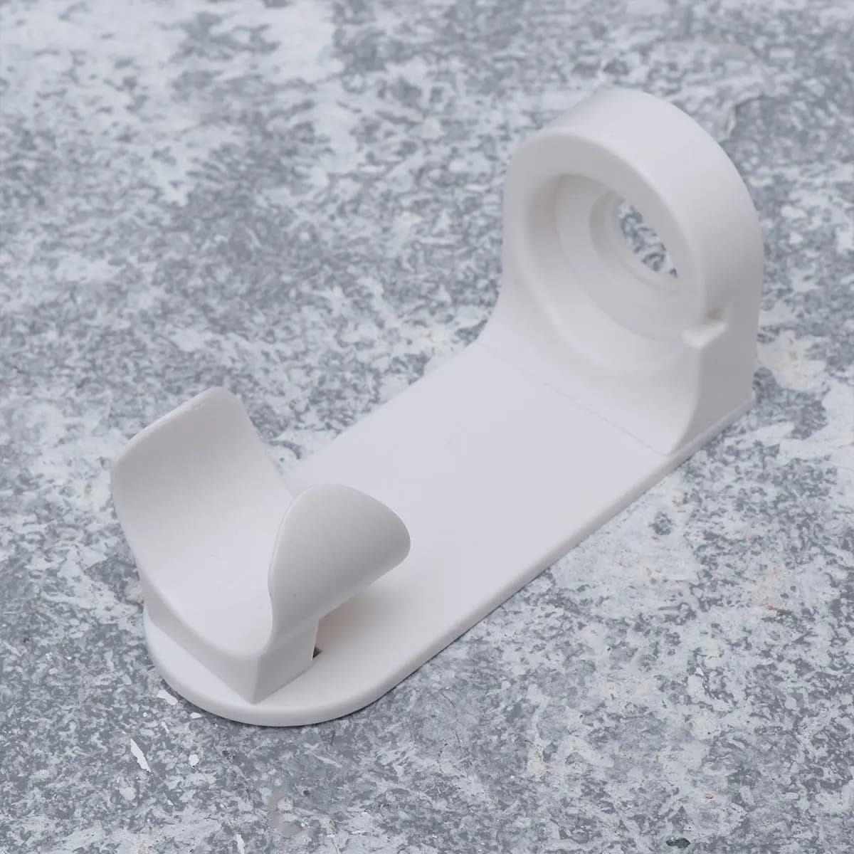 Electric Toothbrush Holder White Creative Self-Stick Bathroom Organizer Dustproof Ventilated Storage Rack Wall