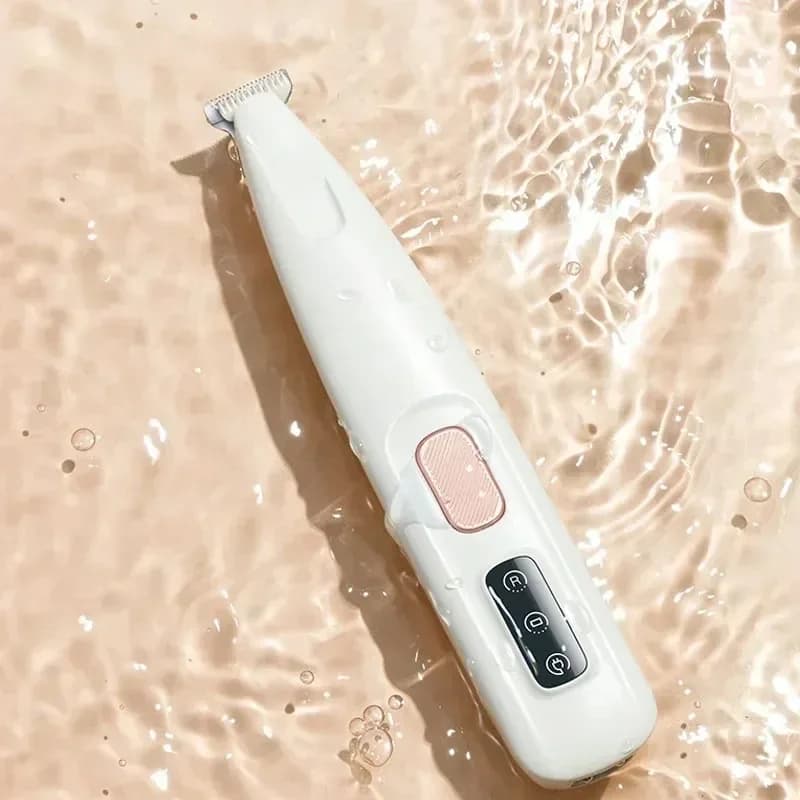 Dog Paw Clippers 18mm Wide Blade Waterproof Pet Grooming Trimmer with LED Light and Display for Hassle Free Grooming