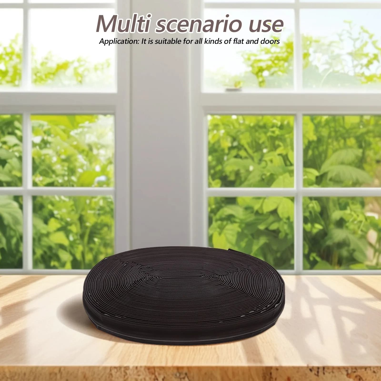 1 Roll Transparent Window Weather Sealing Tape Door Frame Seal Strip Soundproofing Insulation Draft Stopper for Winter