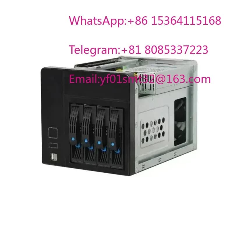 4-Bay NAS Storage Chassis ITX Interstellar Snail Hot Swappable Hard Drive Bracket Desktop Office Mini Computer Server Case