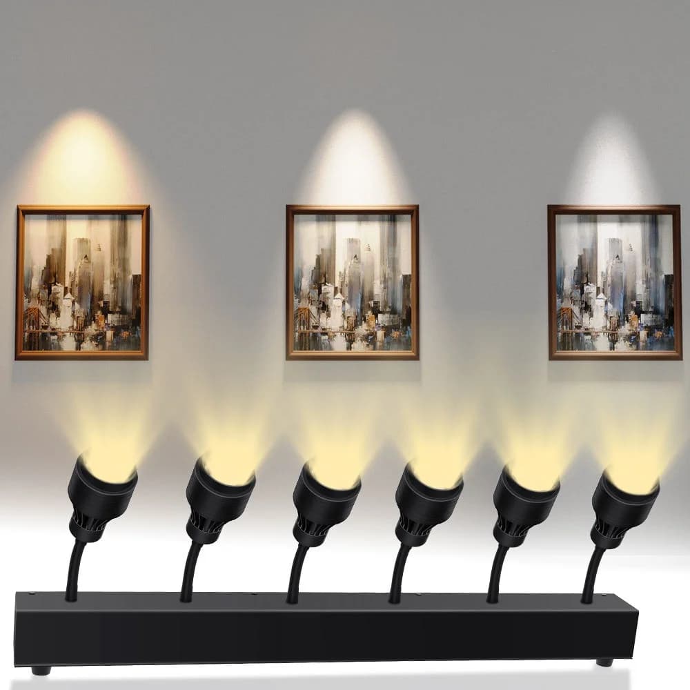 6X20W LED Stage Spot Light Fascio Zoom Wash Bar Colore bianco caldo Interno Dmx512 per DJ Disco Party Esposizione d'arte Home Club