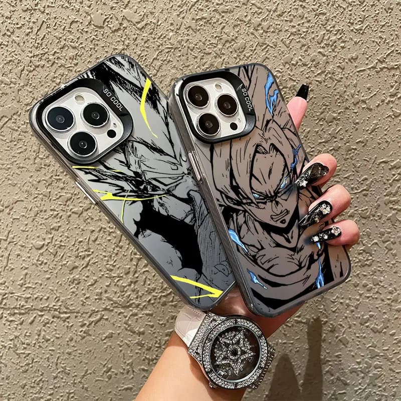 Custodia Morbida D-Dragon Ball G-Goku per Infinix Tecno Camon 20 Spark Go Hot 50 12 11 10 Play Note 30 40 Pro