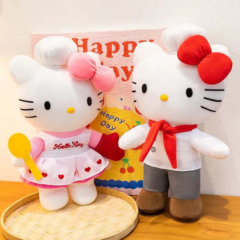 Peluche Grande di Gatto KT 40/70cm, Giocattolo Morbido a Forma di Gattino, Regalo di Compleanno o Natale per Bambine