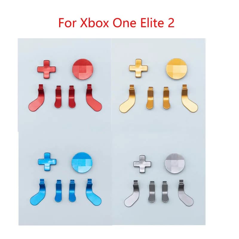 6 pz/13PCSMetal DPad Trigger Paddles sostituzione Thumbstick per Xbox One Elite 2 Controller serie parti Kit di riparazione accessori