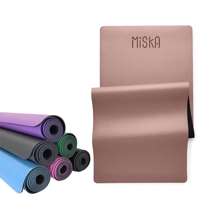 Yoga Mats Custom logo Eco Friendly Non slip High Quality Custom Design Gym Fitness Mattes Kid PU Yoga Matt