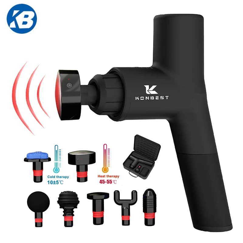 Brushless Massager 30 Speed Low Sound Gun Massage Machine Professional Vibration Muscle Massage Gun