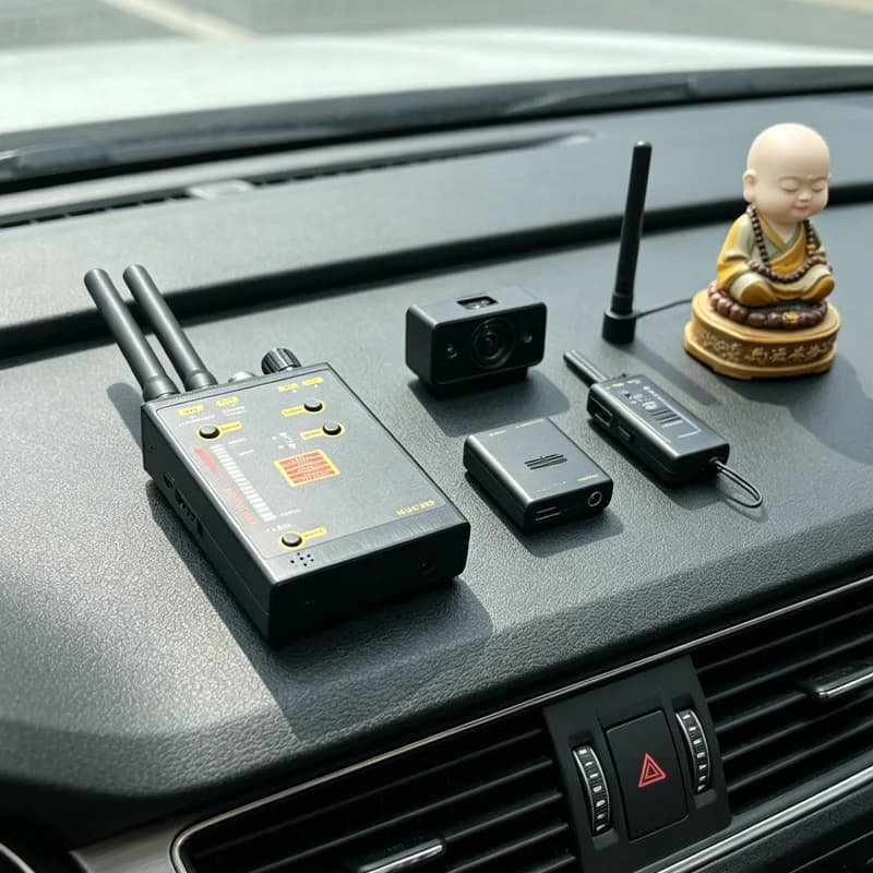 Rilevatore di Segnali RF Hero 009 con Batteria da 1500mAh, Doppia Antenna Anti-Spia per GSM, Wi-Fi, Bluetooth, Telecamere Nascoste, Localizzatori Magnetici e Dispositivi di Tracciamento
